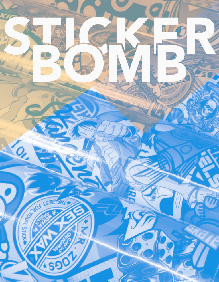Stickerbomb